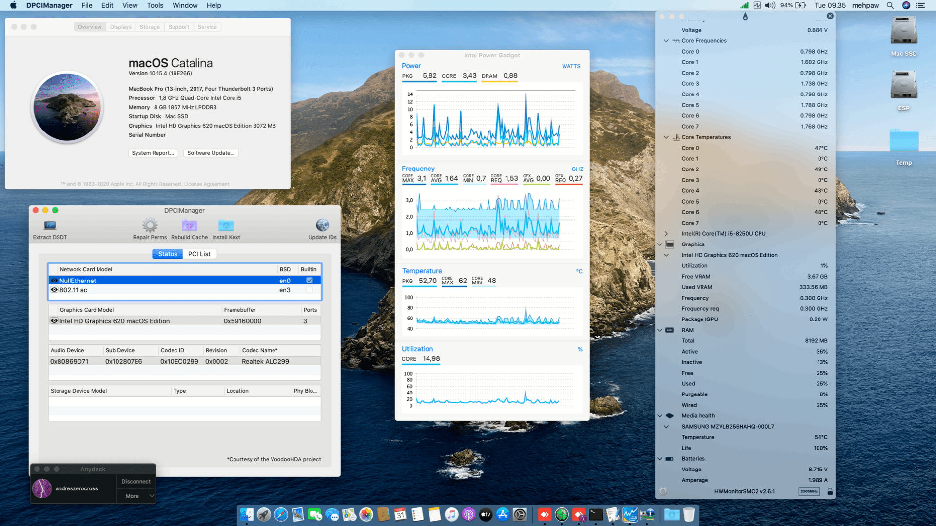 Dell XPS 9370 2nd [KabyLake R   Intel HD 620 + I2C] 1